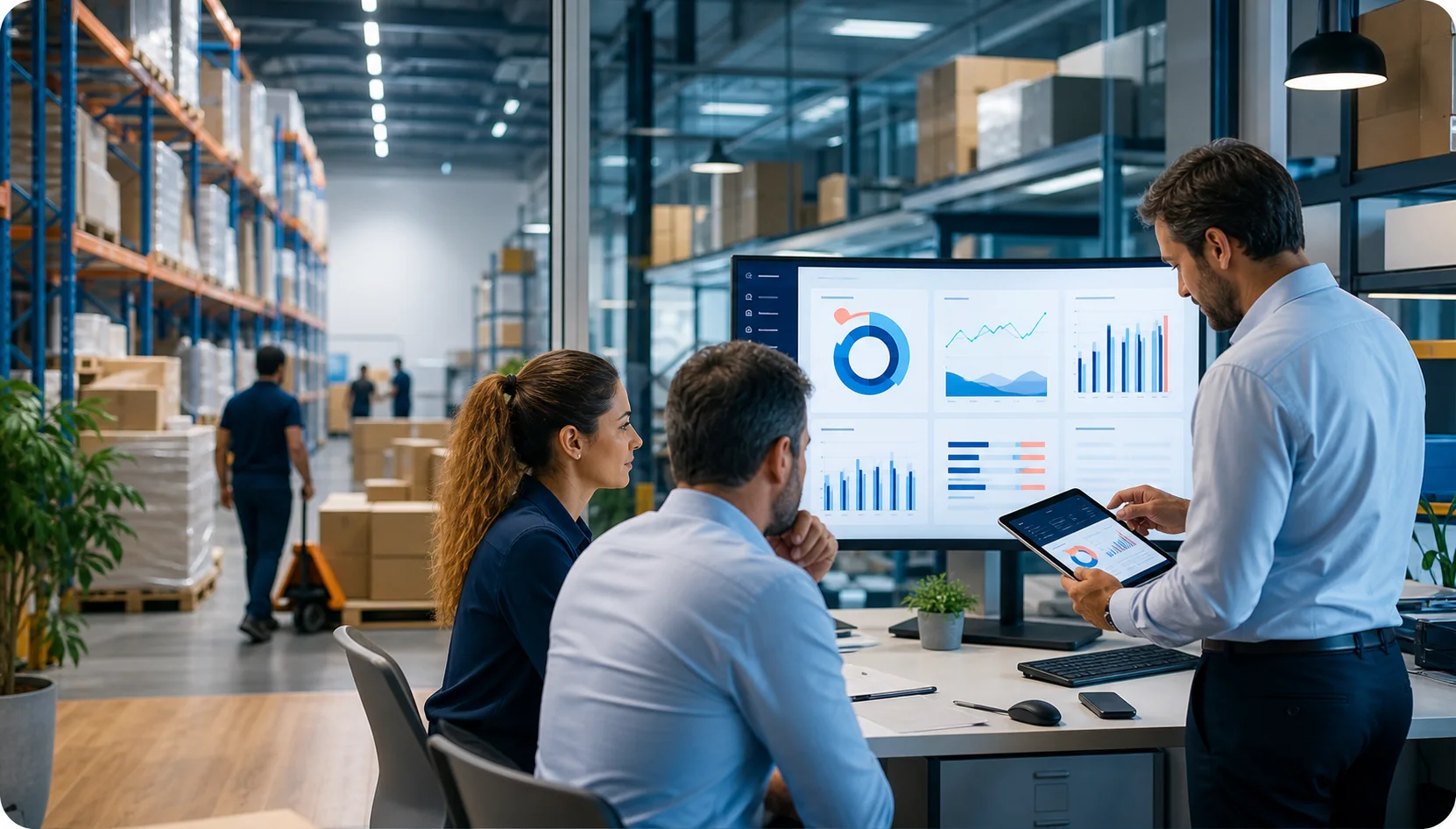 Operación comercial y de inventario gestionada desde un sistema central
